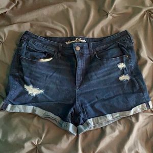 Universal Thread High Rise Midi Denim Shorts